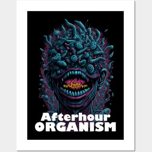 Techno T-Shirt - Afterhour Organism - Catsondrugs.com - Techno, rave, edm, festival, techno, trippy, music, 90s rave, psychedelic, party, trance, rave music, rave krispies, rave flyer T-Shirt T-Shirt Posters and Art